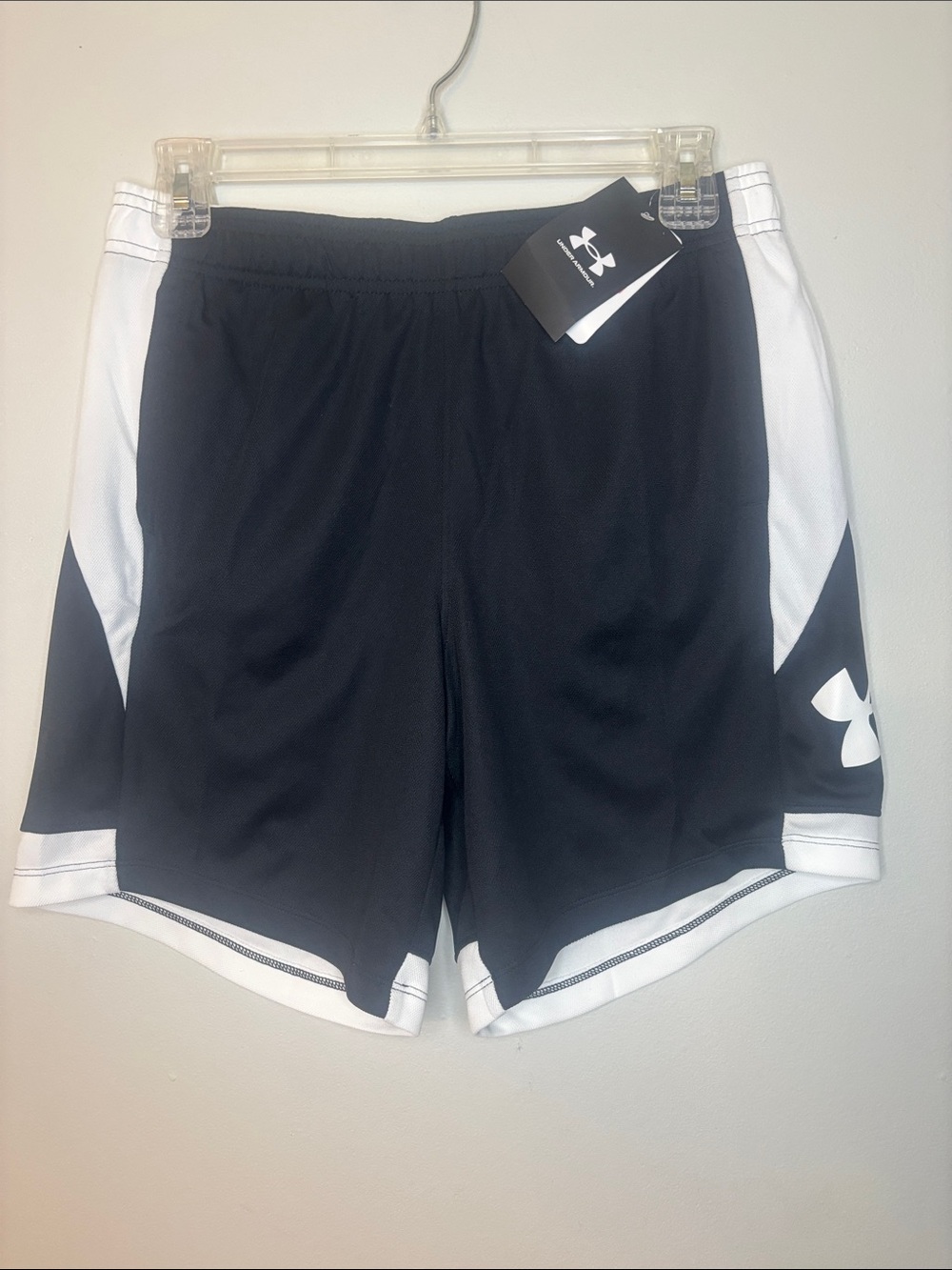 Under Armour Black and White Performance Shorts